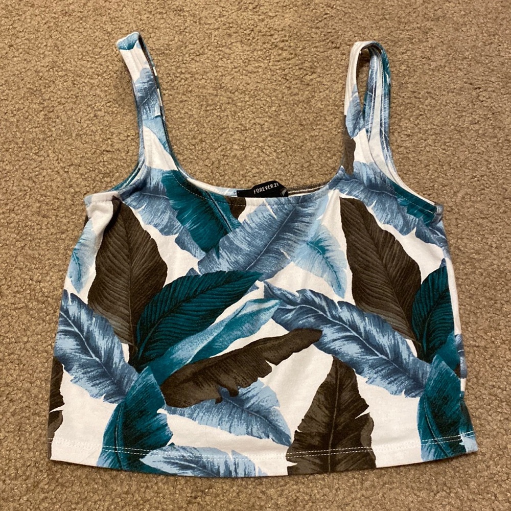 floral tank top